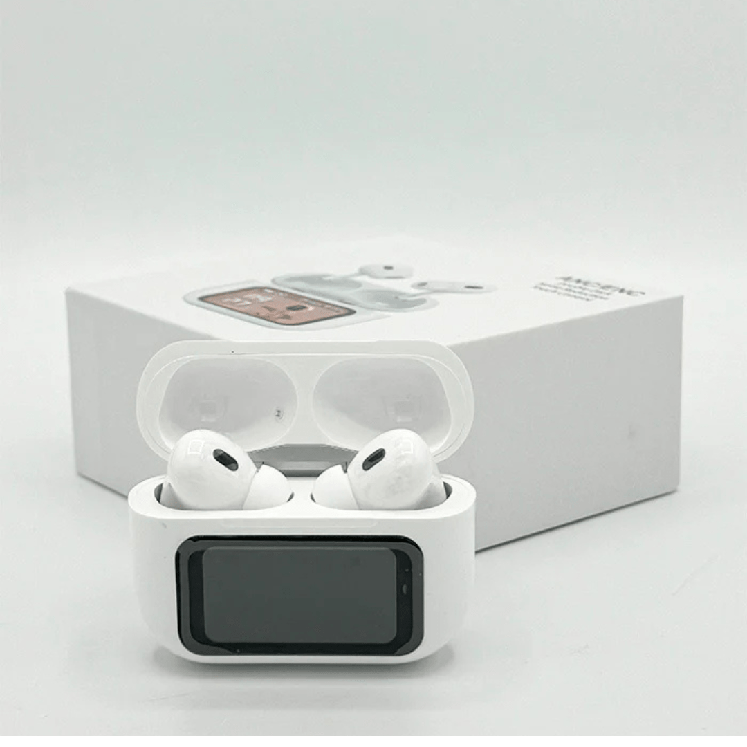 premium display tws earbuds: anc/enc, double noise reduction, touch control & find my feature premium display tws earbuds: anc/enc, double noise reduction, touch control & find my feature