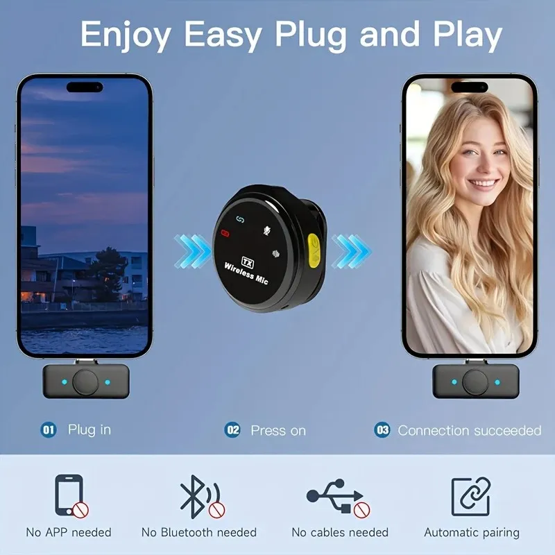 neepho np 58 collar clip microphone: wireless connection, noise reduction & volume control neepho np 58 collar clip microphone: wireless connection, noise reduction & volume control