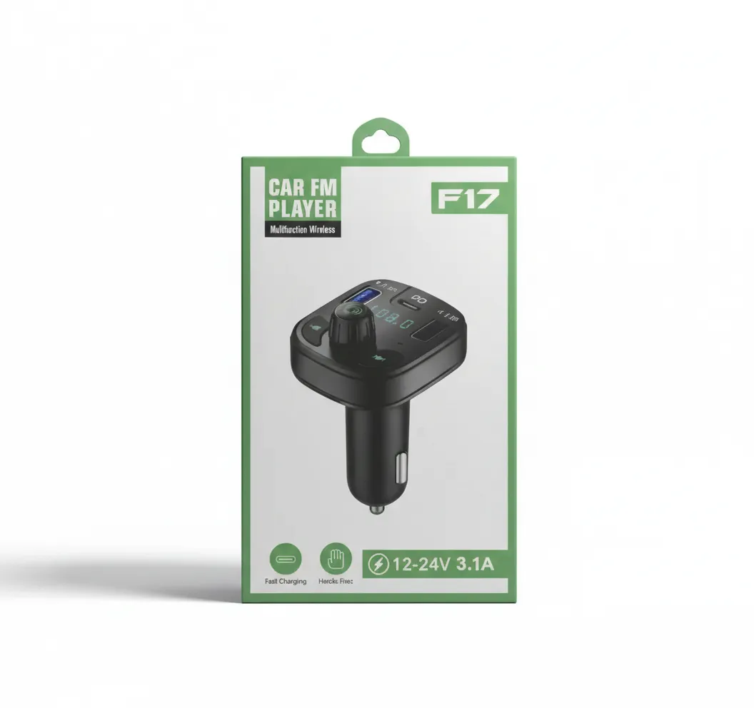 f17 car fm player multifunction wireless: fast charging, hands free calling & pd/usb 3.1a F17 Car FM Player Multifunction Wireless