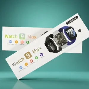 laxafit watch 9 max smart watch: nfc, wireless charging, siri, heart rate & bt calling