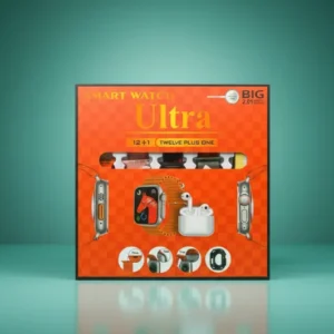 smart watch ultra 12+1 gift set: big 2.01" infinite display, tws earbuds & 12 straps