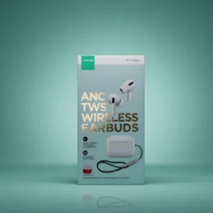 Home joyroom jr t03spro2 anc tws earbuds: 5.2 bt, type c charging & free silicone cover